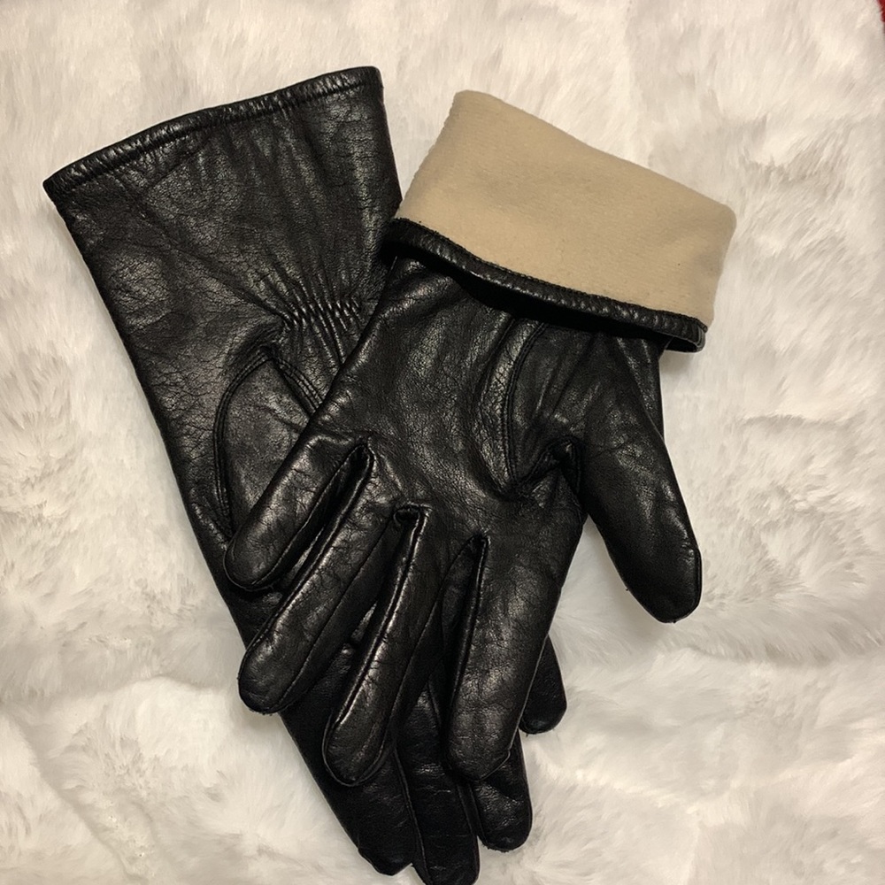 🧤Vintage Black Leather 🧤 Gloves Gloves Gloves Gloves